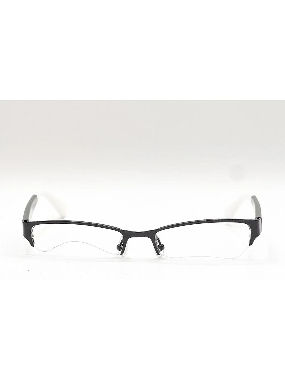 Ralph Lauren RA6042 131 Shiny Black Semi Rimless Authentic Eyeglass Frames 52-17